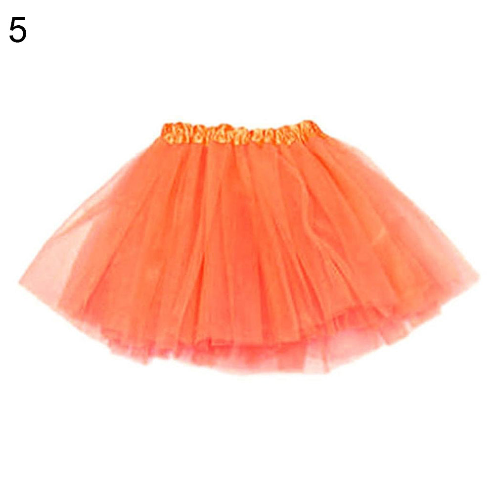 Cute Girl Little Princess Fancy Dancewear Ballet Dance Party Tutu Skirt Costume