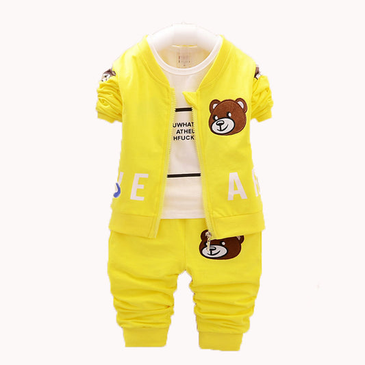 Baby Girls Suits Sports Children's Clothing Sets Baby Boys Spring Suit Set Baby Girl Long Sleeve Sets