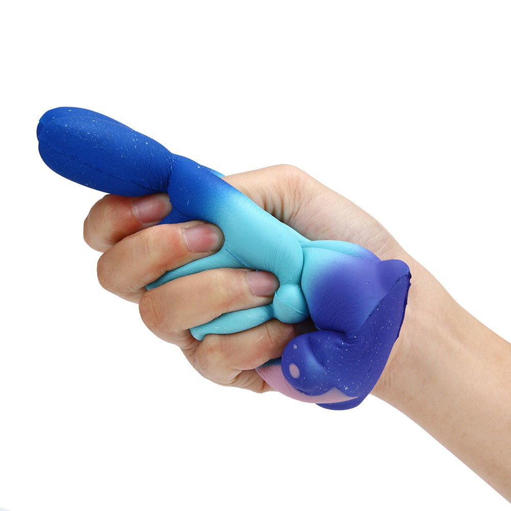 Starry Sky Squishy Rabbit Squeeze Slow Rising Relieve Stress Kids Adult Toy