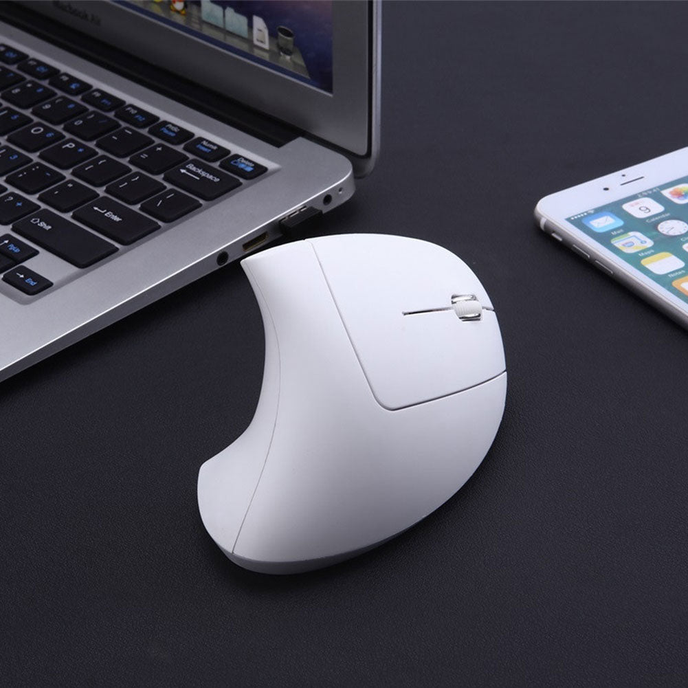 2.4GHz Wireless Vertical Ergonomic 5 Buttons 1600DPI Optical Mouse for PC Laptop