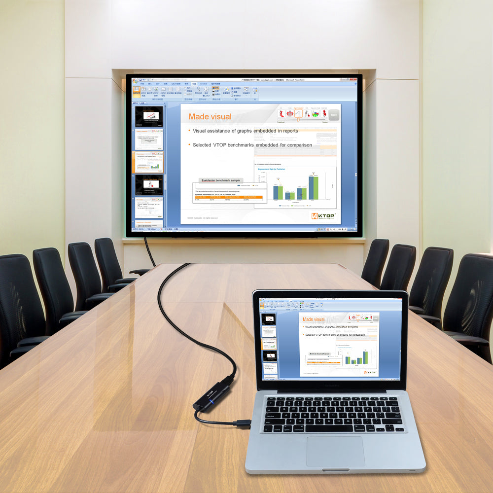 HD00006-VT Slim USB 3.0 to HDMI External Video Graphics Card Multi Monitor Adapter – 1920x1080 / 1080p