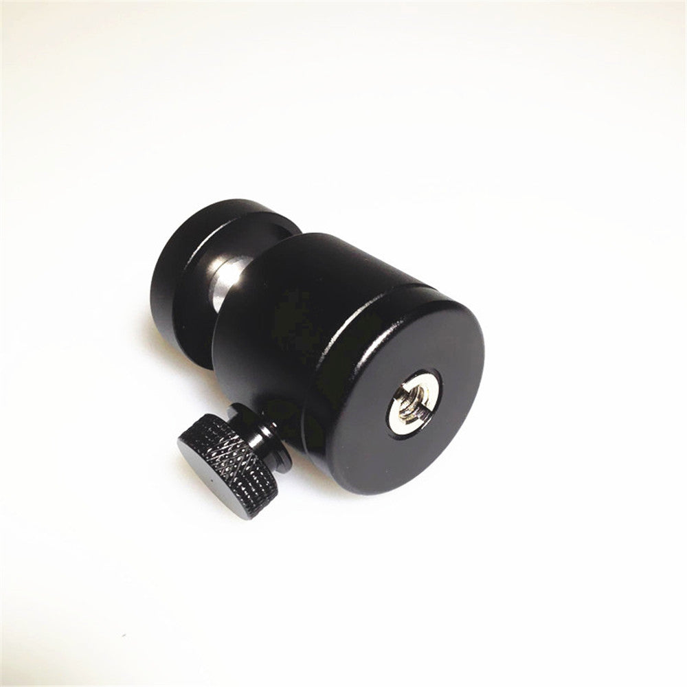 Ball Head Mini Ballhead with 1/4 3/8" Screw Adapter 360 Swivel for DSLR Camera Tripods Light Stands and Flash Brackets