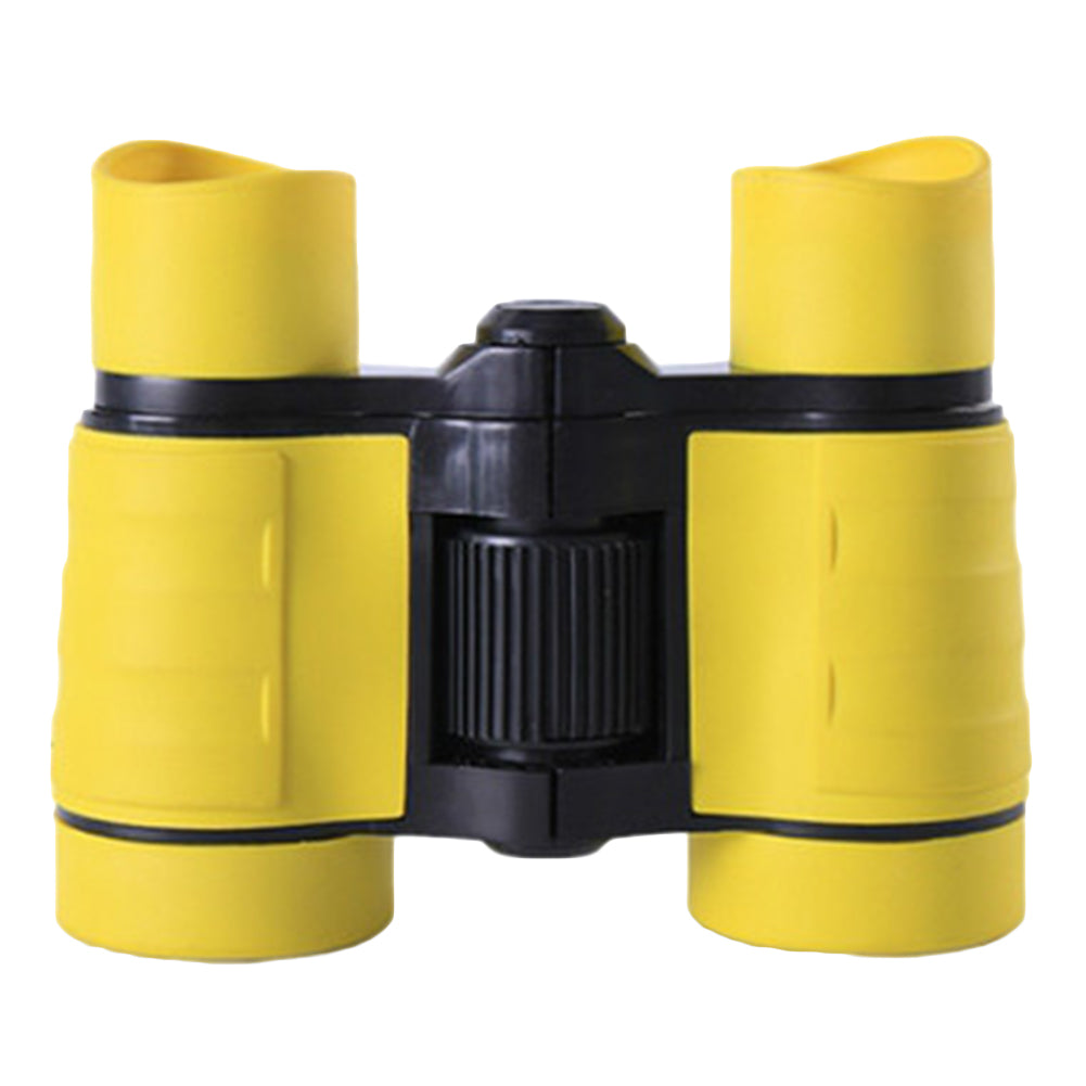 4X Magnification 30mm Objective Colorful Kids Child Mini Compass Binoculars Toy