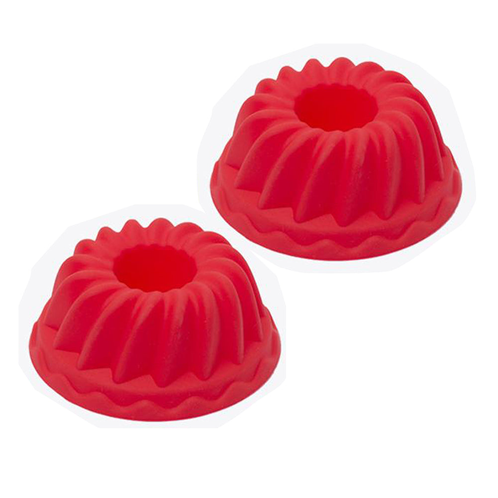 2Pcs Spiral Ring Cooking Silicone Mold