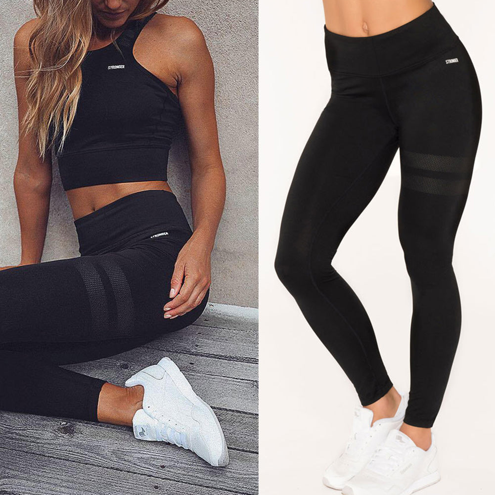 Sports Women Slim Elastic Outdoor Yoga Fitness Sweatpants Long Pants Trousers