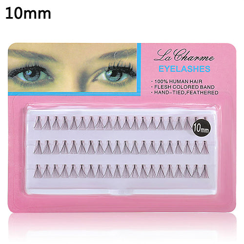 60Pcs/Tray Women's False Eyelashes Beauty Makeup Cluster Eye Lash Extensions