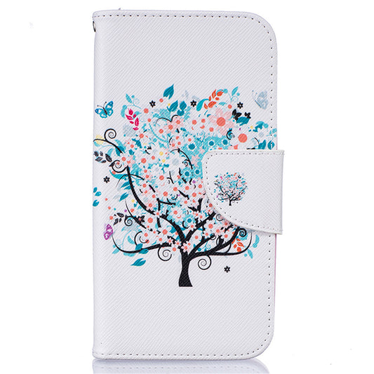 LG K5 Case High Quality PU Leather Flip Cover Kickstand Anti-shock Wallet Case for LG K5 X220ds