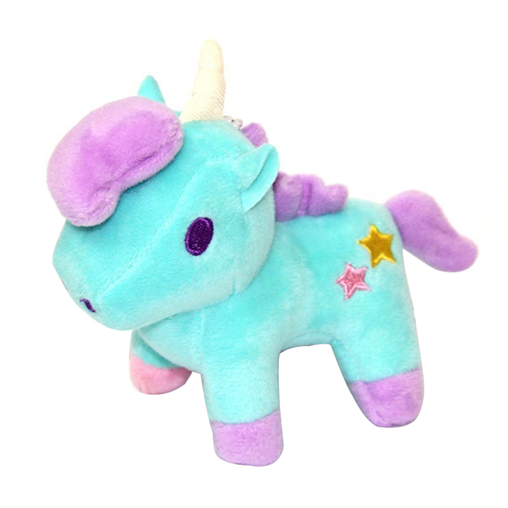 Cute Plush Unicorn Pendant Key Chain Handbag Accessories Stuffed Toy Doll Gift