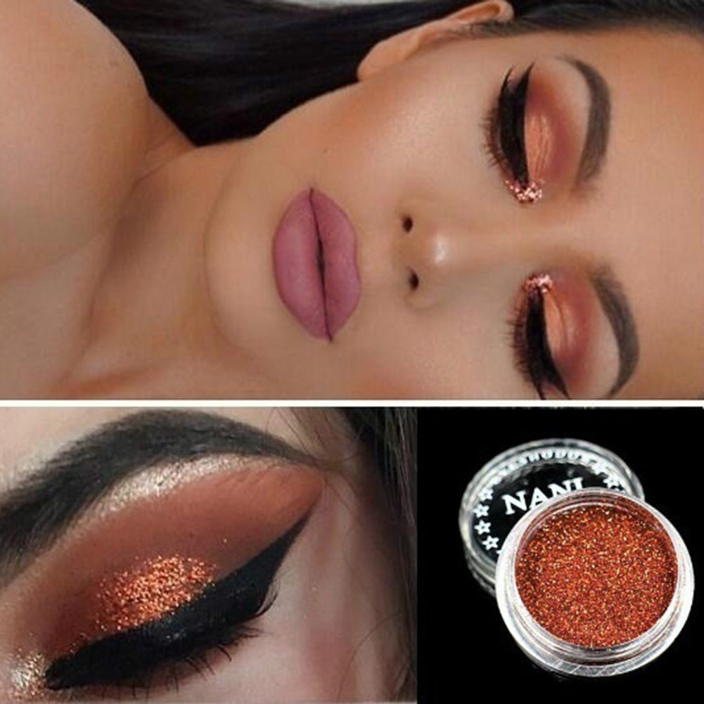 Fashion Glitter Highlighter Shimmer Eye Shadow Face Makeup Women Cosmetic