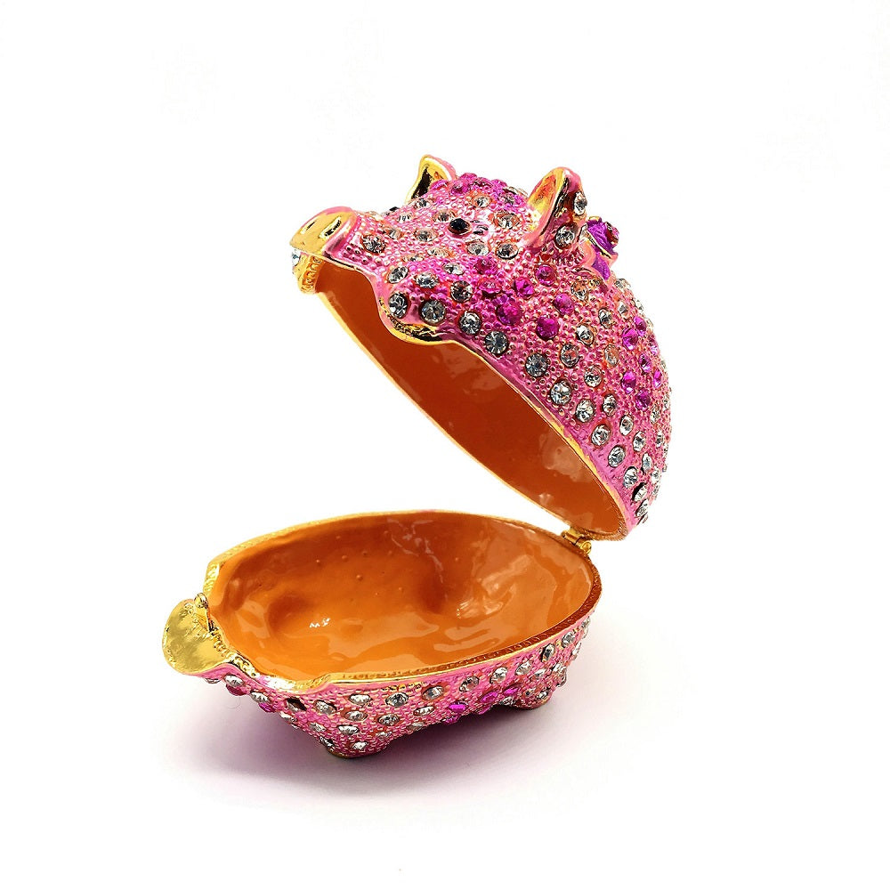 New Arrive Hand Painted Faberge Egg Style Decorative Jewelry Trinket Box for Gift