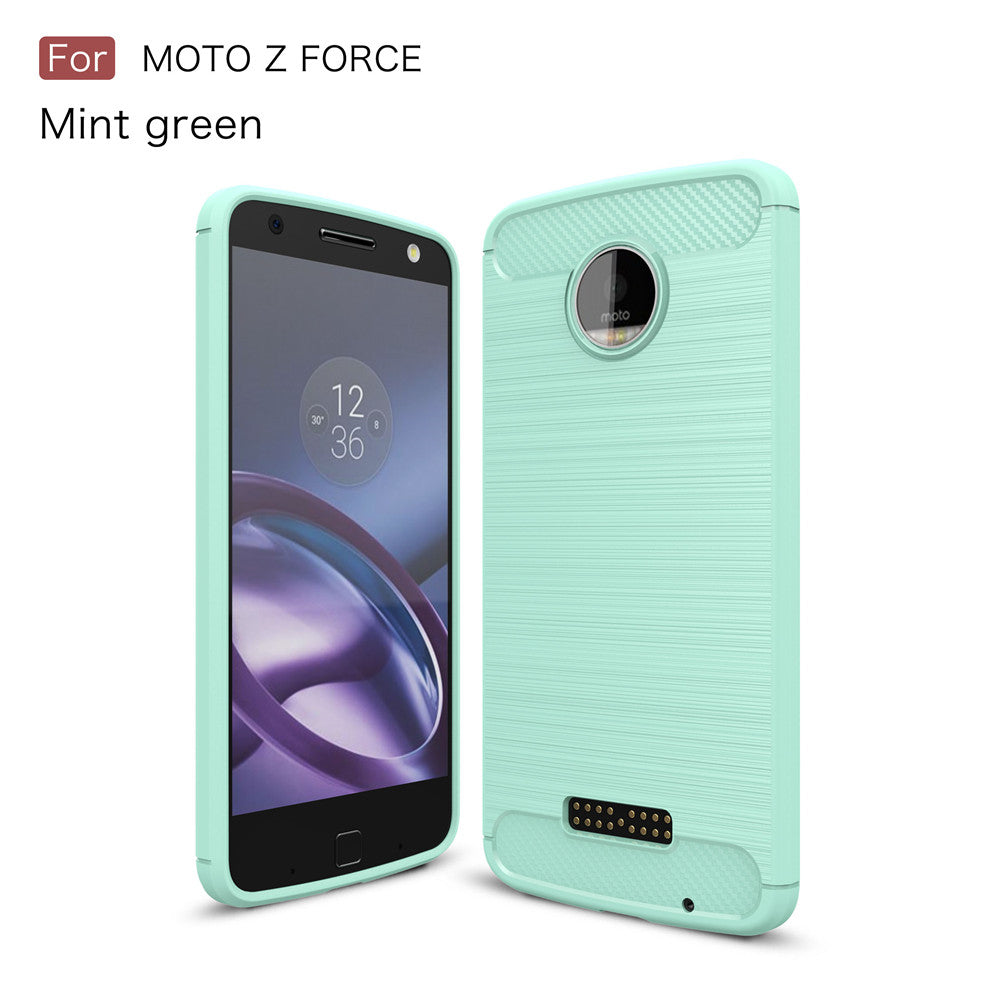 Luxury  Case For Motorola Moto Z Force Anti-Slippery Scratch-Resistant Shockproof Lightweight Bumper For  Moto Z Force
