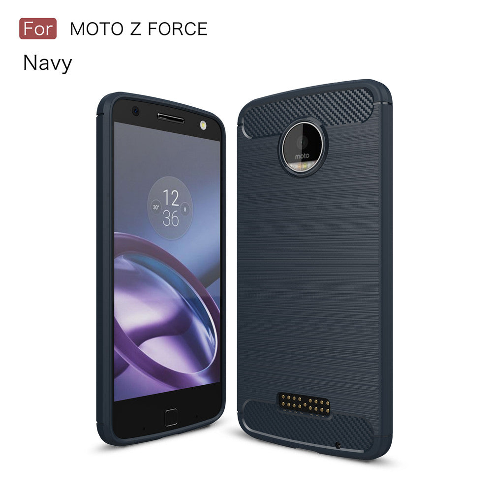 Luxury  Case For Motorola Moto Z Force Anti-Slippery Scratch-Resistant Shockproof Lightweight Bumper For  Moto Z Force