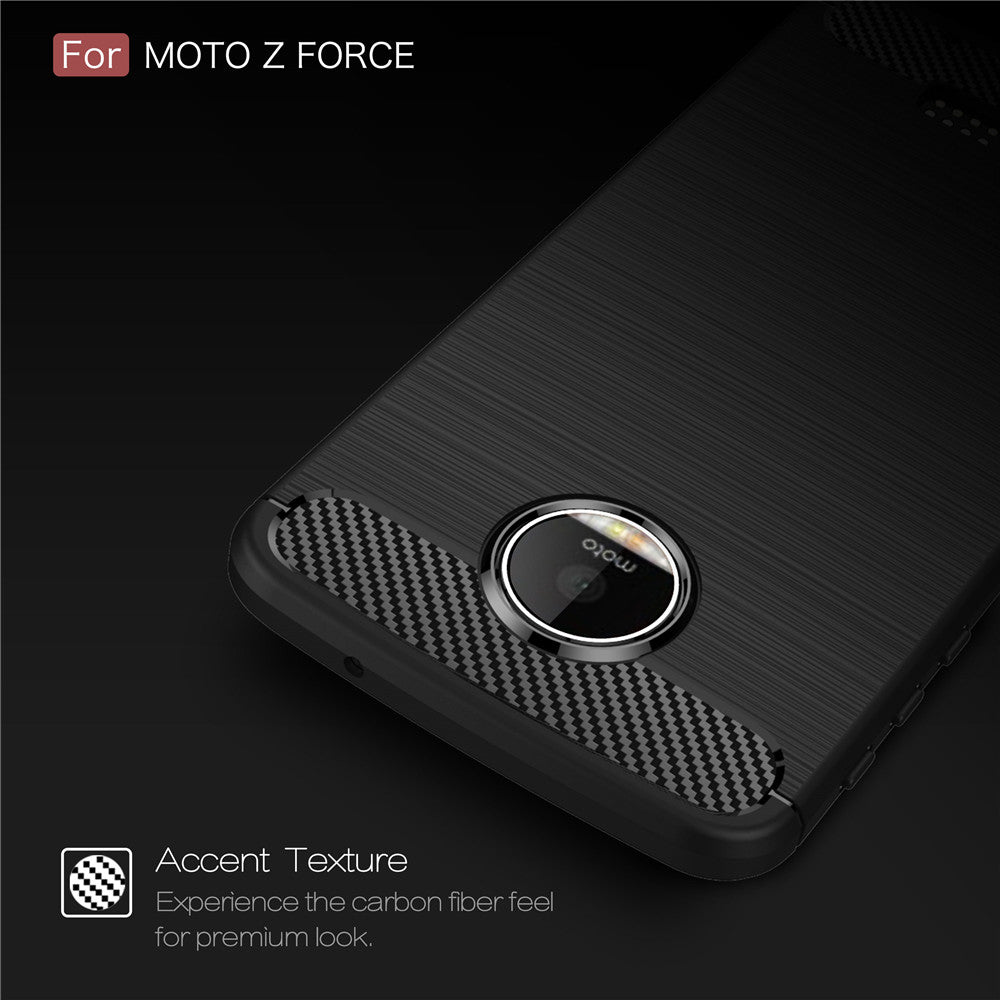 Luxury  Case For Motorola Moto Z Force Anti-Slippery Scratch-Resistant Shockproof Lightweight Bumper For  Moto Z Force