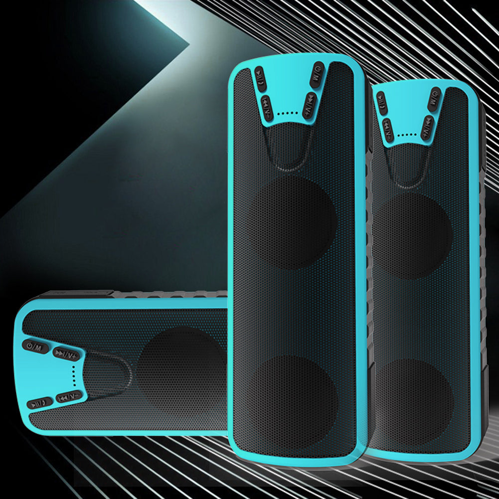 Portable Wireless Bluetooth Speaker Bass Outdoor Flashlight Multiuse Sound Box