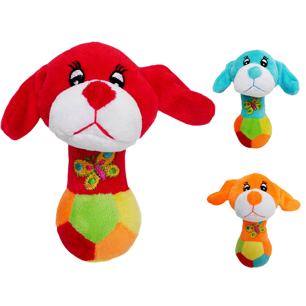 Pet Dog Puppy Chew Biting Squeaky Plush Sound Playing Training Squeaker Toy