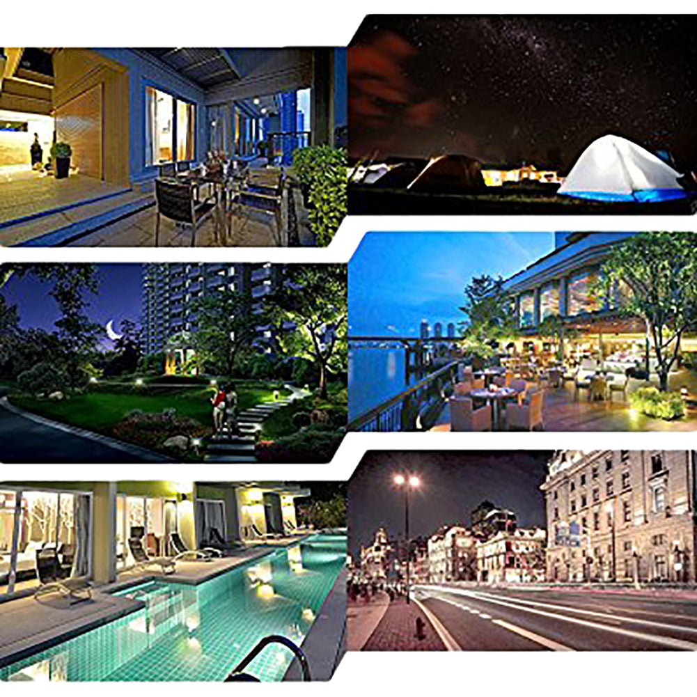 Outdoor Waterproof Solar Powered 12 LED Flood Light Home Garden Security Lamp