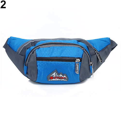 Men's Fashion New Arrival Casual Outdoor Running Sports Zipper Waist Bag Pouch