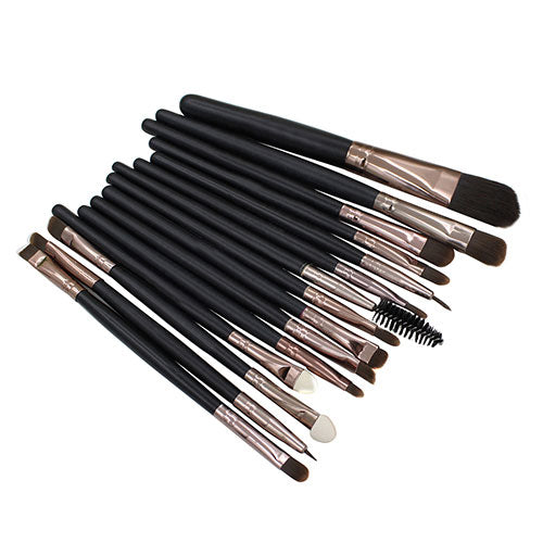 15 Pcs Makeup Brushes Set Powder Foundation Mascara Lip Brush Cosmetic Tool