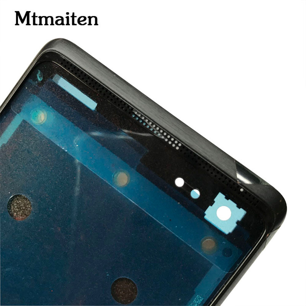 Front Bezel Frame Middle Plate For HTC Desire 600 Desire 606W LCD Screen Frame+3M Adhesive+Power Volume Buttons Free Tools