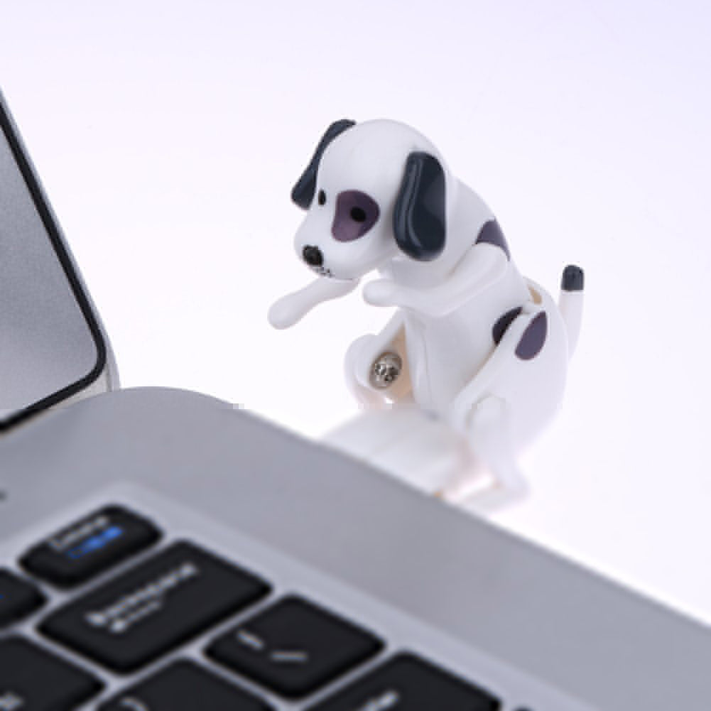 Portable Mini Funny Cute USB Humping Dog Pressure Relieve Creative Toy Gift