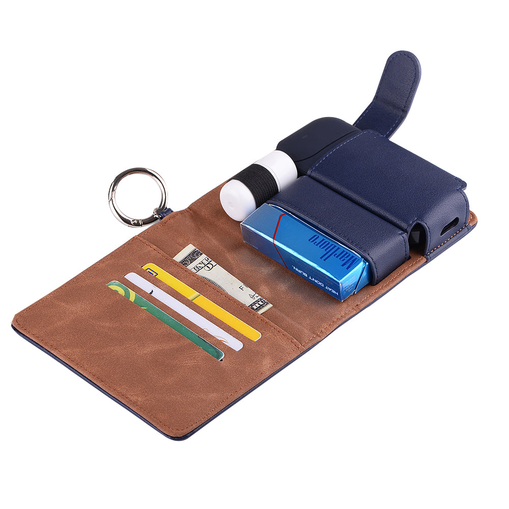 Anti Scratch Full Protective Case for iQOS PU Leather Carrying Case Box Card Holder Pouch Bag for iQOS Electronic Cigarettes