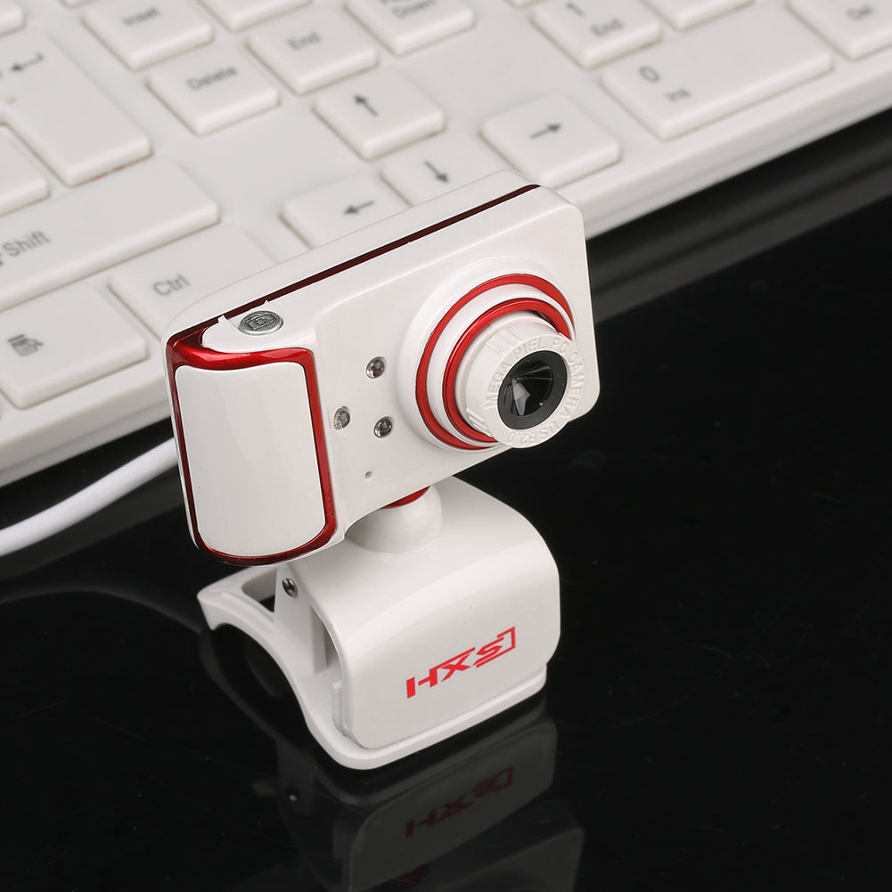 Clip-on HD WebCam Camera with Mic 9 Special Effects for Laptop Desktop Computer
