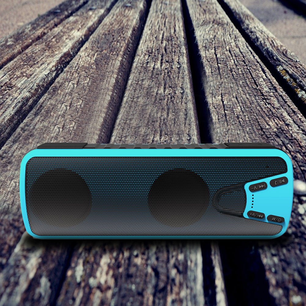 Portable Wireless Bluetooth Speaker Bass Outdoor Flashlight Multiuse Sound Box