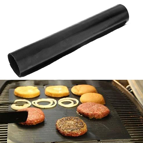 2Pcs Reusable Easy Baking BBQ Grill Mat Nonstick Cooking Sheet 40x33cm