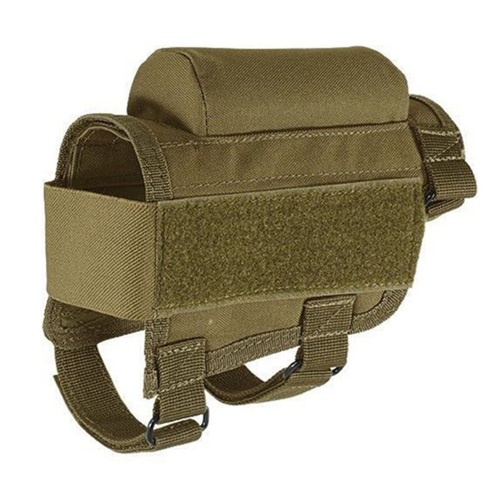 Tactical Nylon Buttstock Cheek Rest with Ammo Carrier Case for .300 .308 Winmag