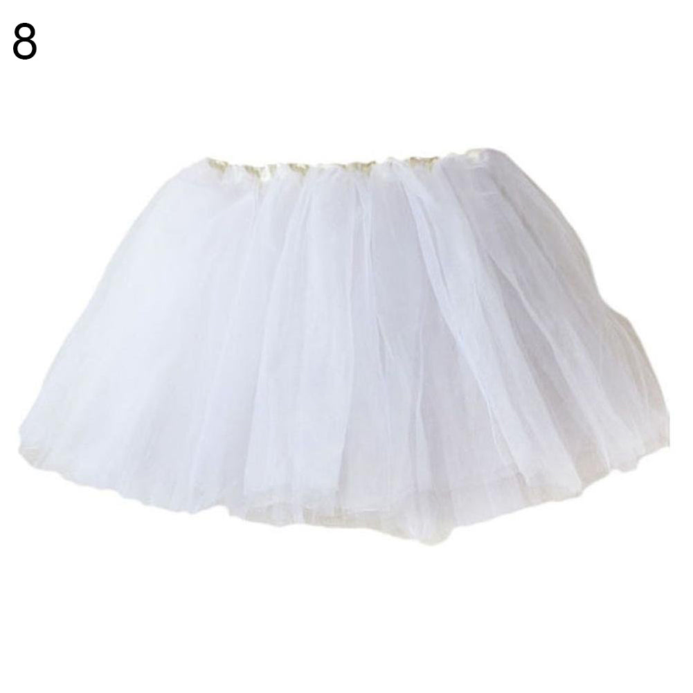 Cute Girl Little Princess Fancy Dancewear Ballet Dance Party Tutu Skirt Costume