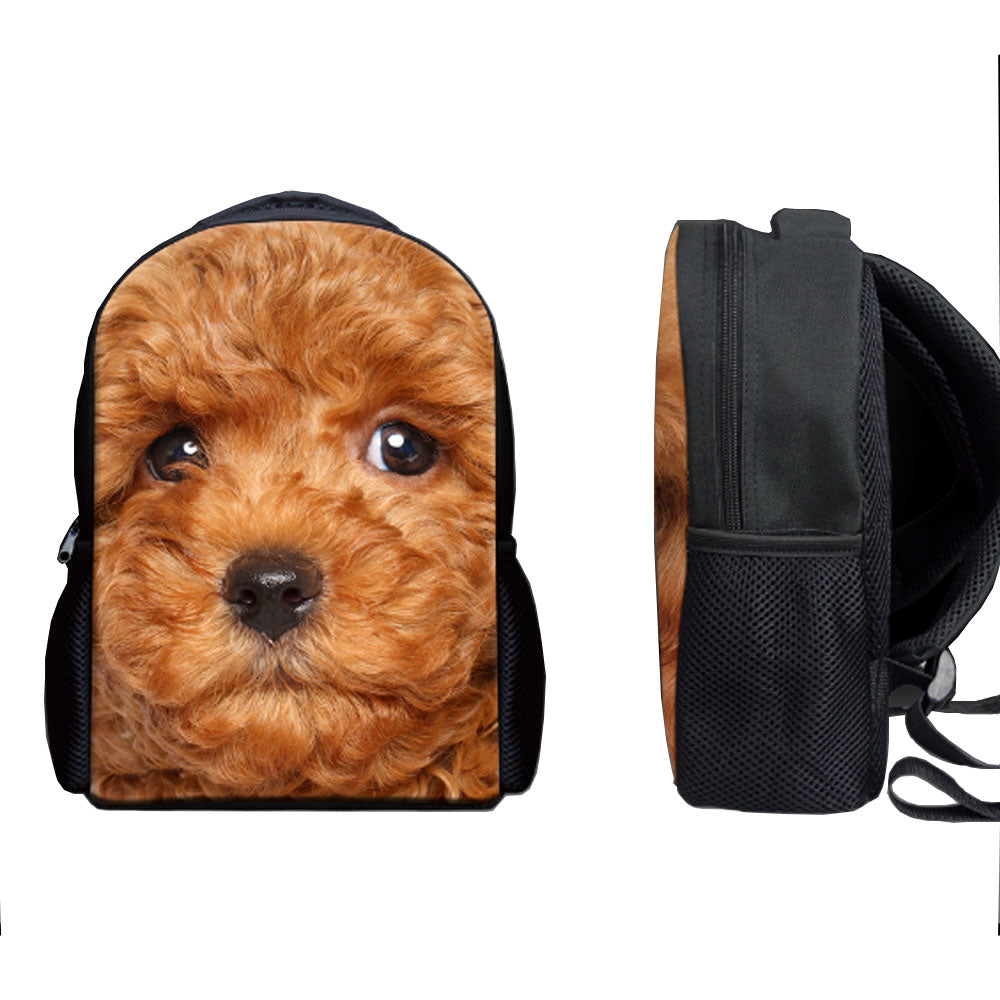 Cute 3D Pomeranian Children Mini Backpack Small Kids Shoulder Bagpack For Little Girls Boys Schoolbag