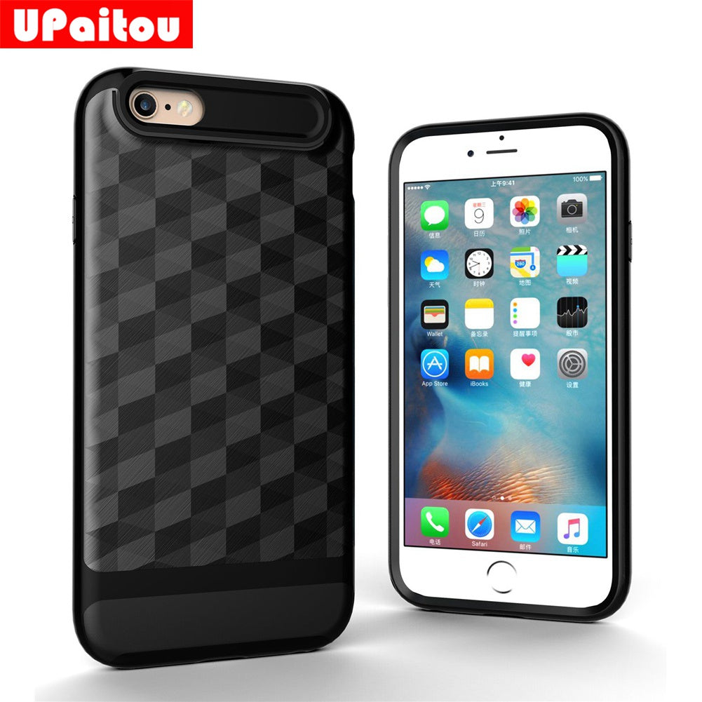Apple iPhone 6 Case Slim Dual Layer Protective Textured Geometric Cover Corner Cushion Design for iPhone6