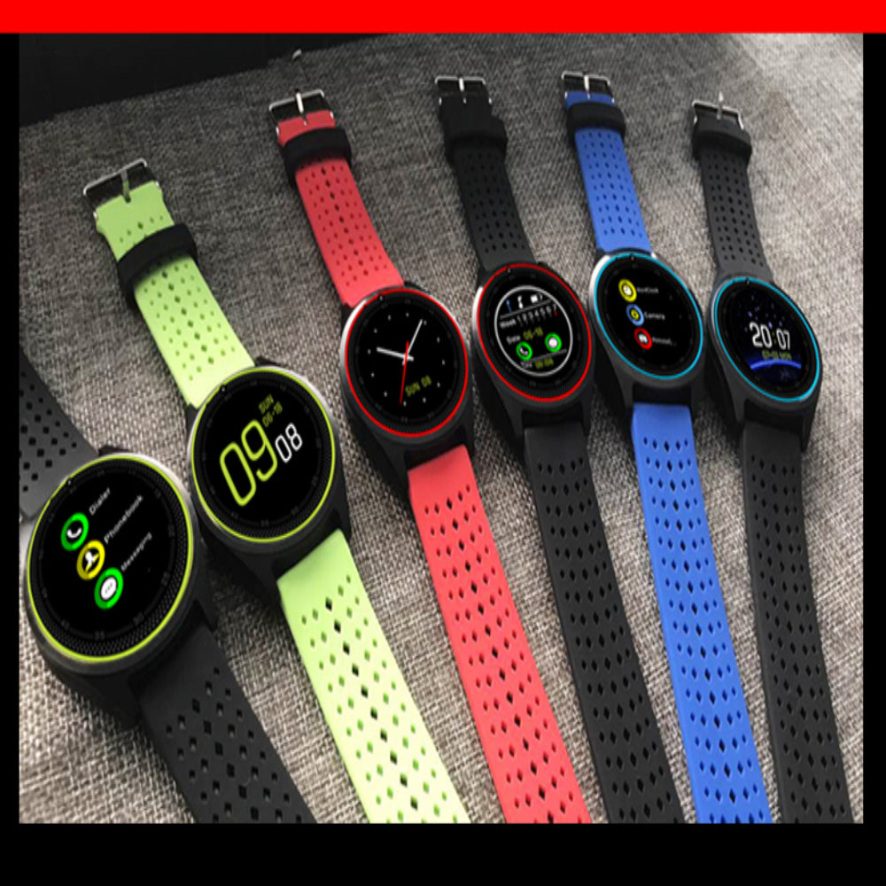 Bluetooth Smart Watch V9 With Camera Smartwatch Pedometer Health Sport MP3 Clock Hours Men Women Smartwatch For Android