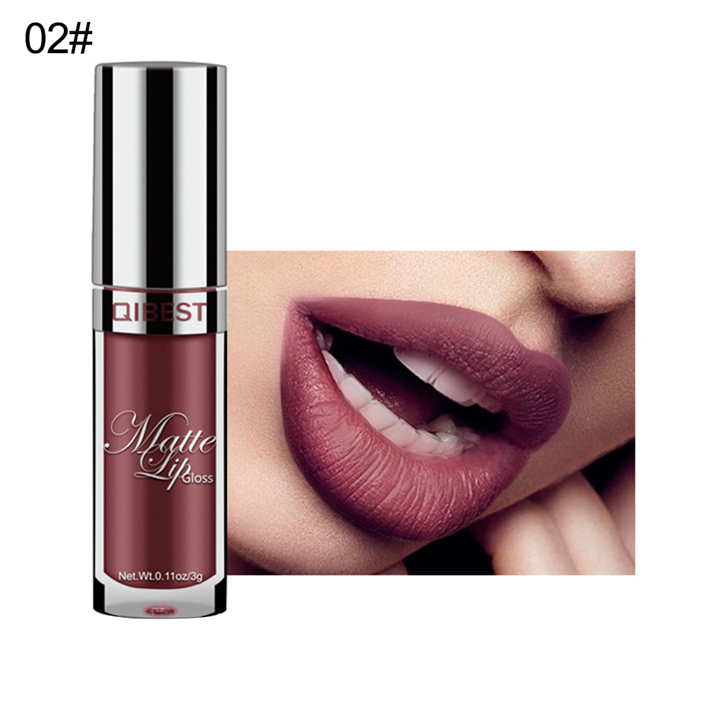 Matte Long Lasting Liquid Lipstick Lip Gloss Non Stick Cup Cosmetic Women Makeup
