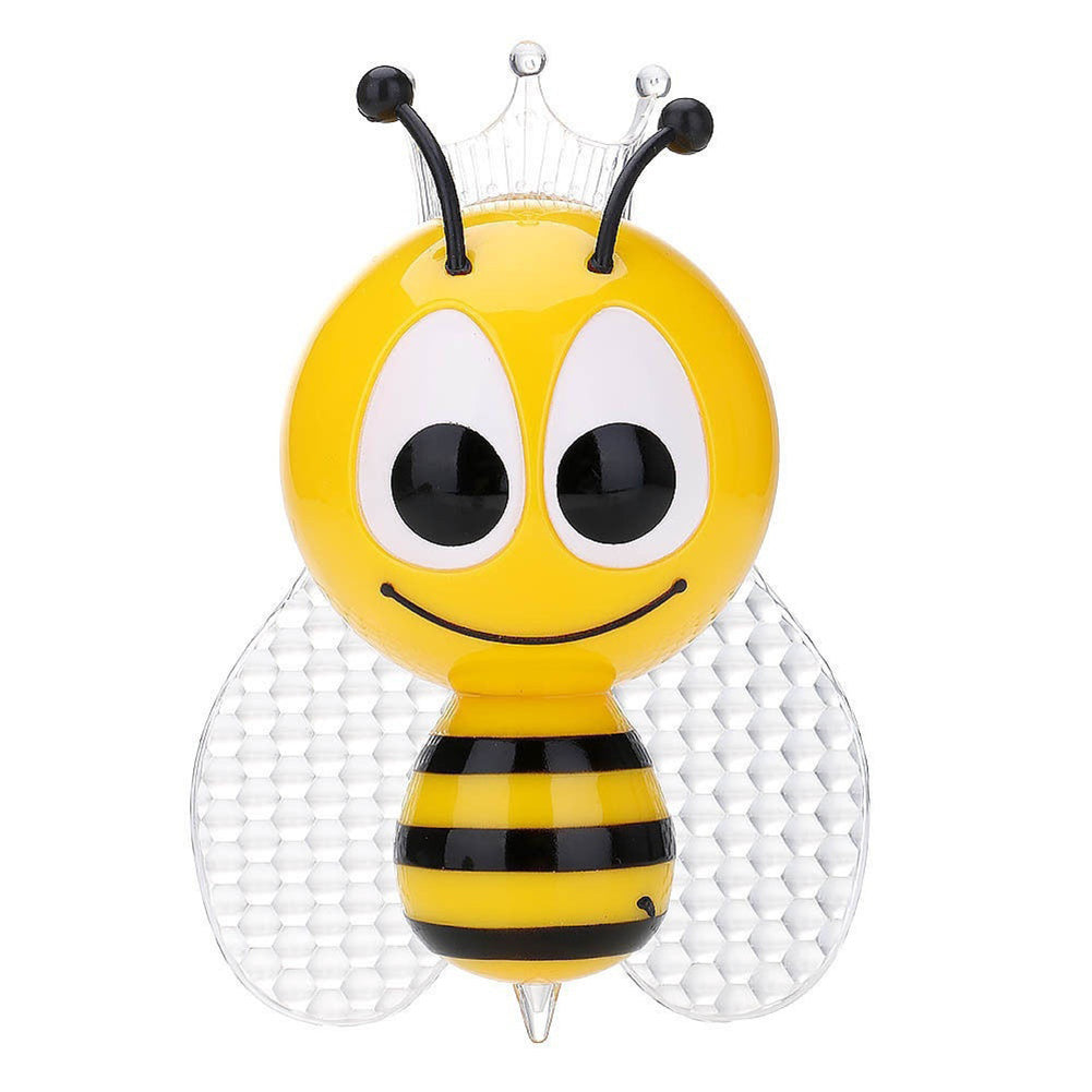 Colorful Cute Bee EU Plug LED Wall Night Lamp Light Controlled Kid Bedroom Decor