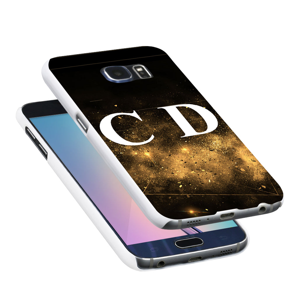 Stylish CD Letter Print Phone Case Cover for iPhone 7 Plus Samsung Galaxy S6 S5