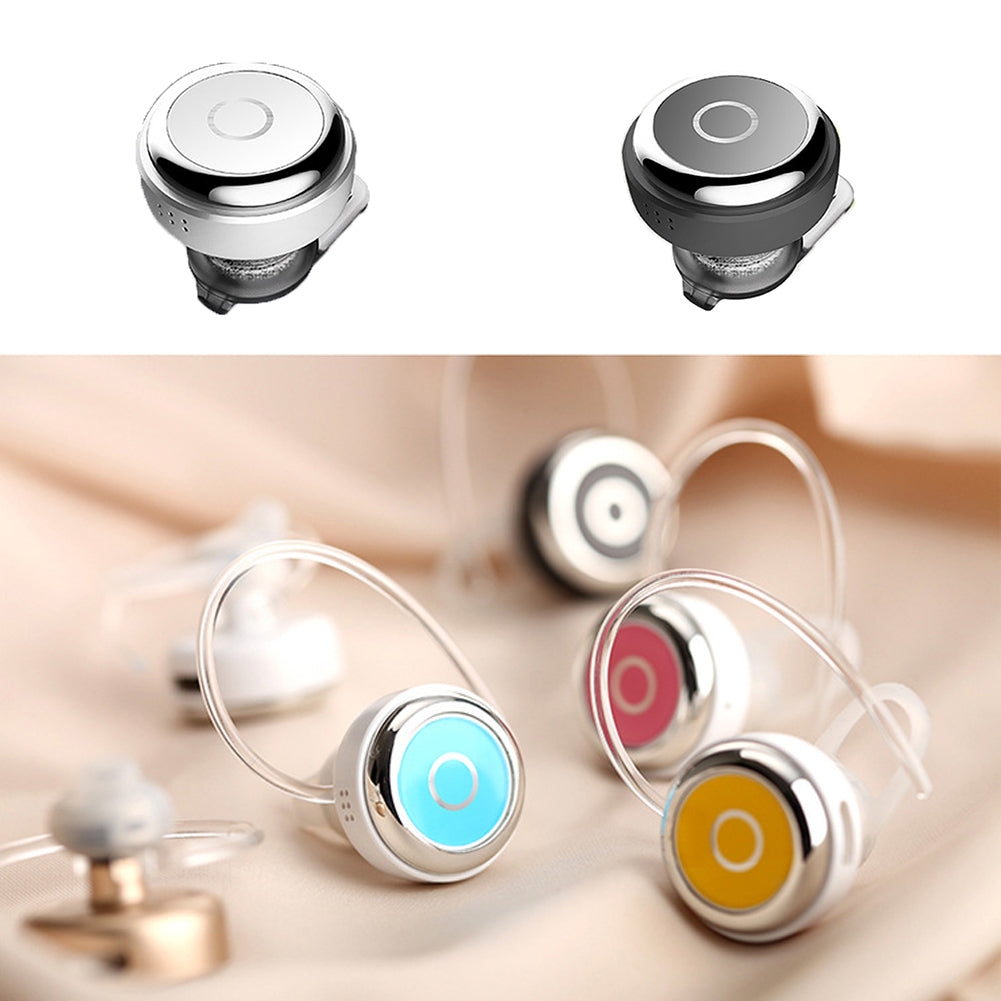In-Ear Bluetooth Headset Earpiece with Mic Wireless Earphone for iPhone Samsung