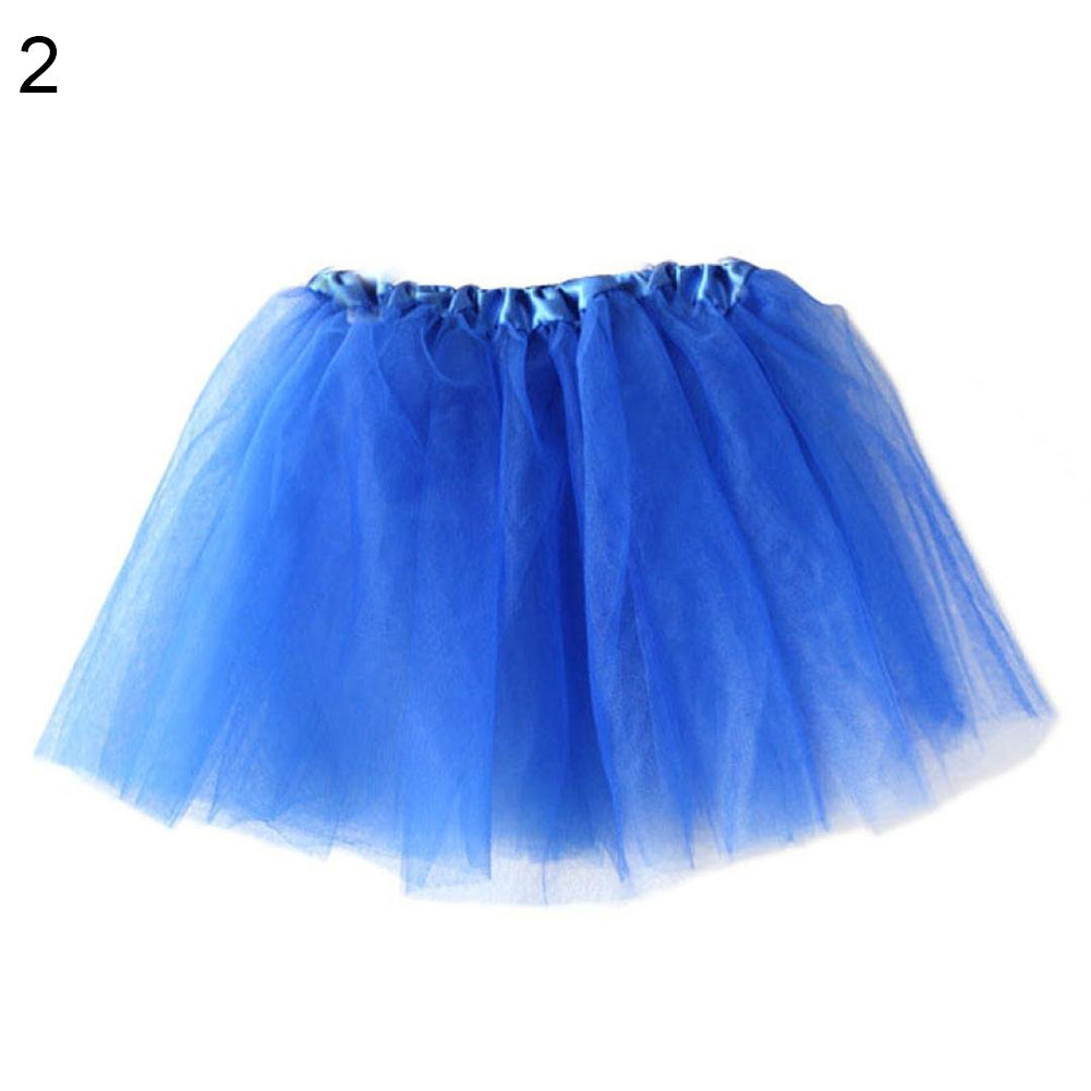 Cute Girl Little Princess Fancy Dancewear Ballet Dance Party Tutu Skirt Costume