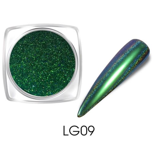 Chameleon Holographic Mirror Effect Nail Art Powder Chrome Pigment Dust Gift