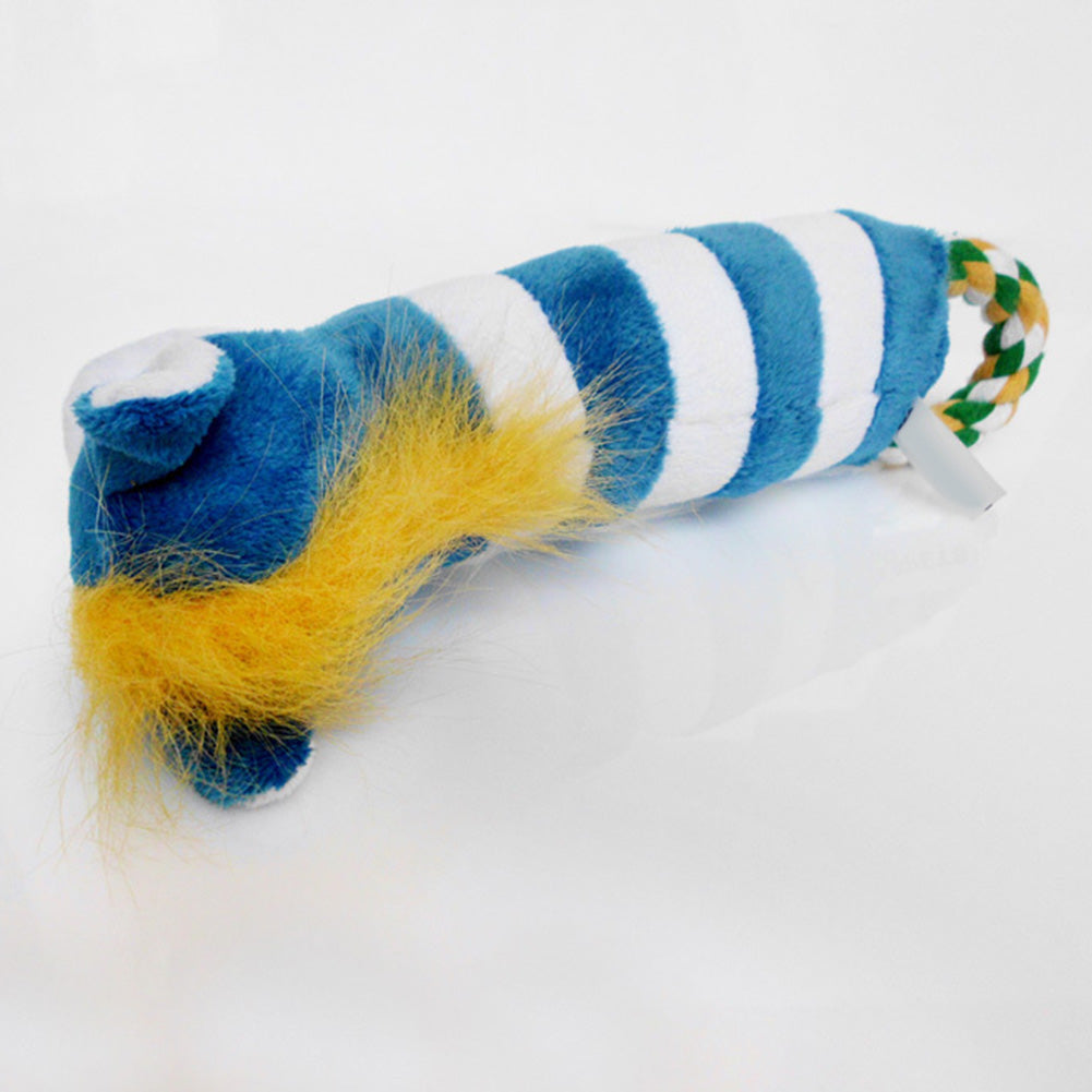 Pet Puppy Cat Dog Chew Bite Toy Elephant Hippo Pattern Teething Plush Toy