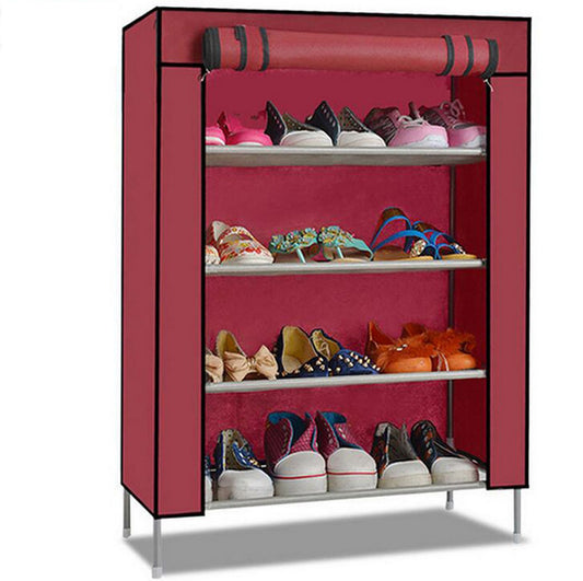 Non-woven fabrics Simple multi-layers shoe rack