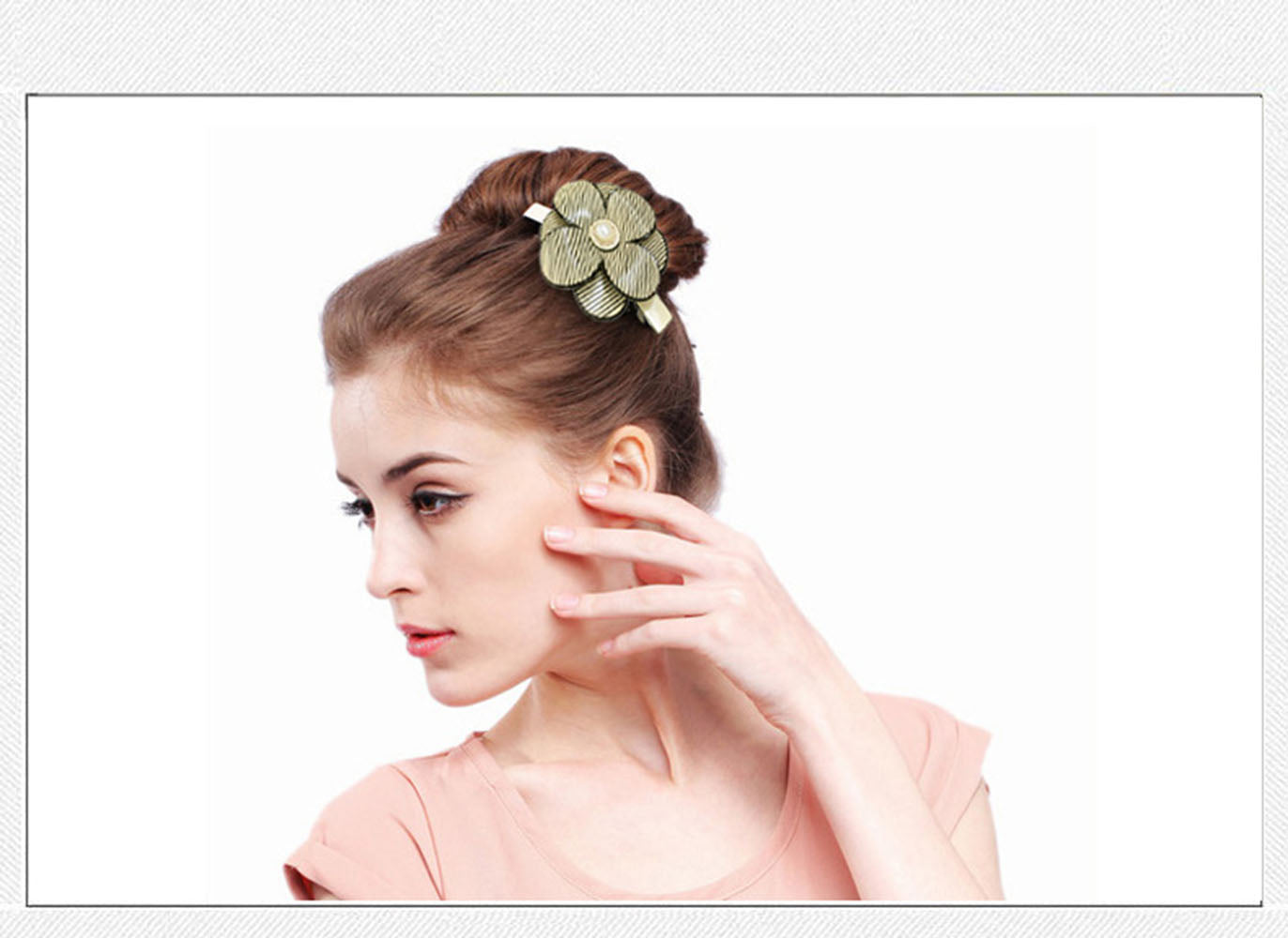 New Luxury Acrylic Rhinestone hair pin bridal hair Clip for bride Pearl hair accessories blog for Women clip Free Shipping Gifts