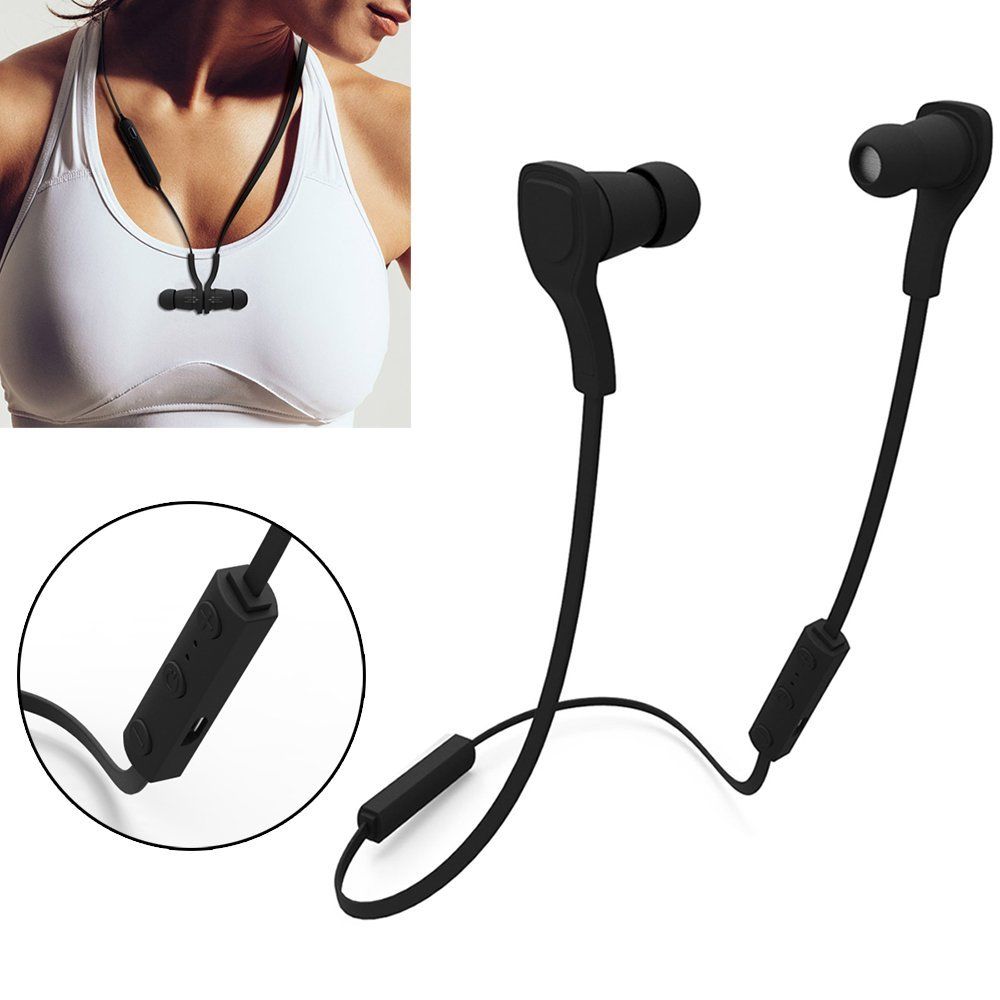 Wireless Bluetooth Headset SPORT Stereo Earphone Headphone for Samsung LG iPhone