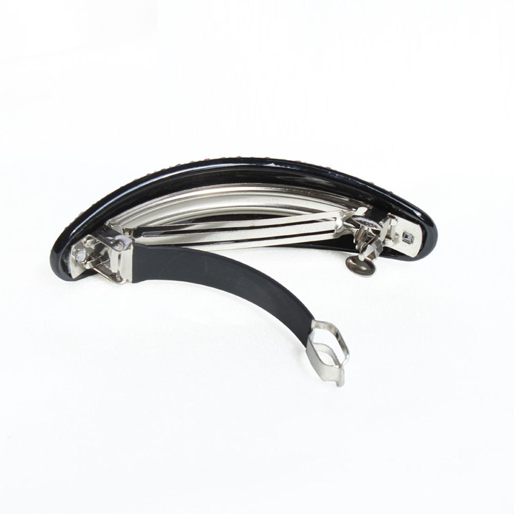 Hair Accessories manufactures Acetate Cellulose Rhinestone Moon hair clips Retail for Ladies Hair Barrette gift Free Shipping