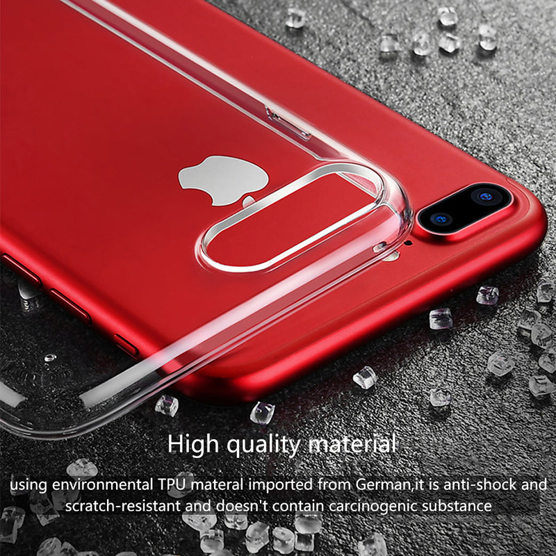 iphone 7 7 plus Soft case Silica Gel TPU Silicone Ultra Thin Transparent Mobile Phone Cover For iphone 7 7 plus