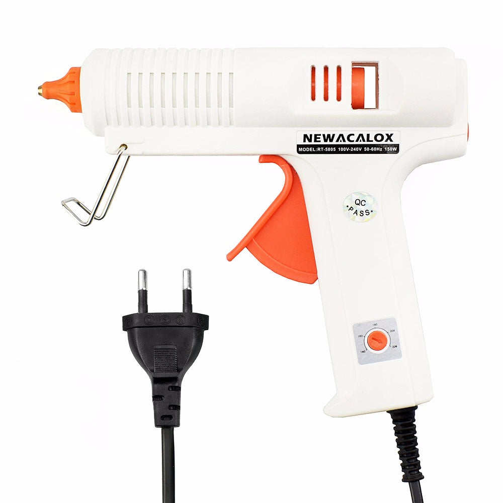 Industrial 150W EU Plug Hot Melt Glue Gun with 1 pcs 11mm Stick Heat Temperature Tool Guns Thermo Gluegun Repair Tools
