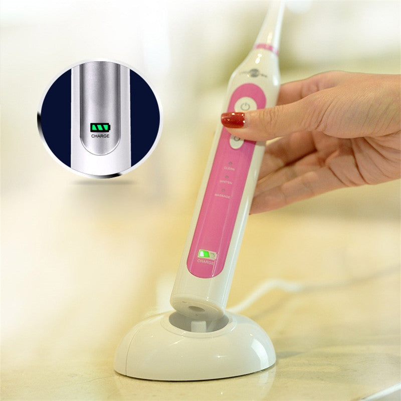 fashion high quality Ultrasonic Sonic Wireless chargingToothbrush  Electric Toothbrush 4 color Sound waves Tooth Brush for adult