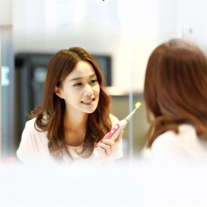 fashion high quality Ultrasonic Sonic Wireless chargingToothbrush  Electric Toothbrush 4 color Sound waves Tooth Brush for adult