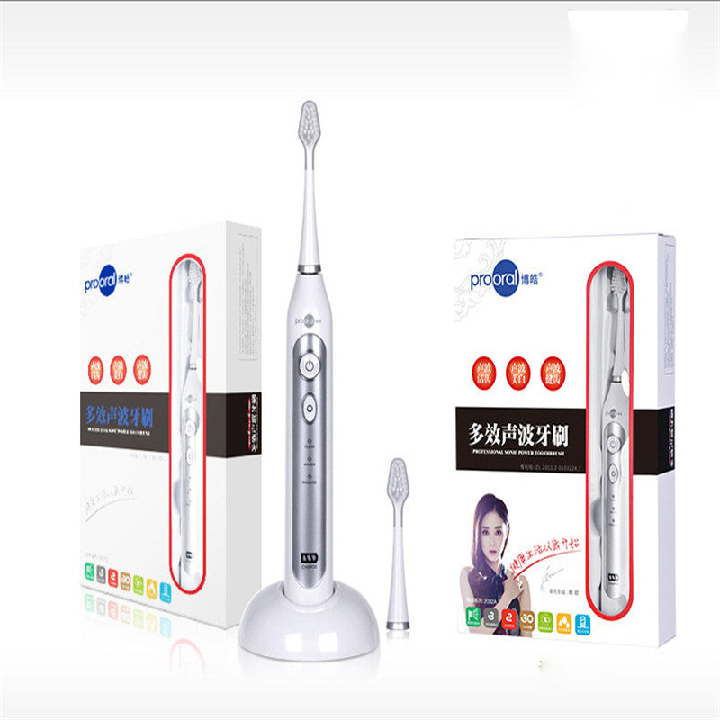 fashion high quality Ultrasonic Sonic Wireless chargingToothbrush  Electric Toothbrush 4 color Sound waves Tooth Brush for adult