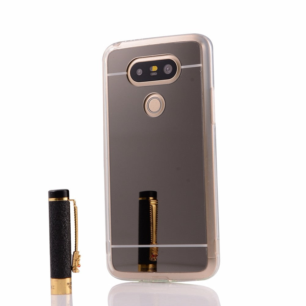 for LG G5  H850 H820 Dual H860N Mirror TPU Phone Case Soft Back Cover Luxury Texture Skin Mobile Phone Shell